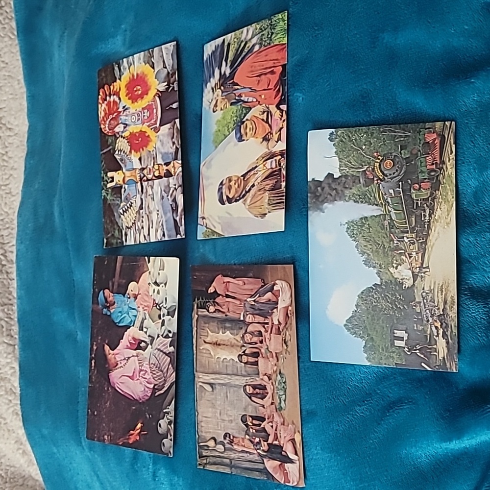 5 Vintage postcards, rare